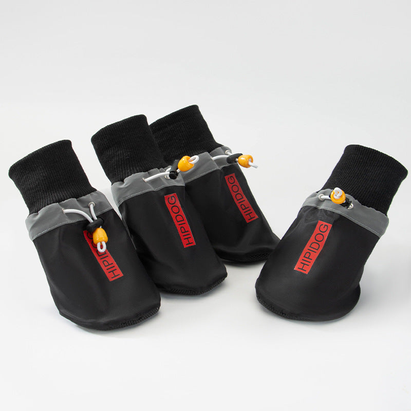 Dog Boots For Large Dogs: Breathable All-Season 4-Pack canrusupet