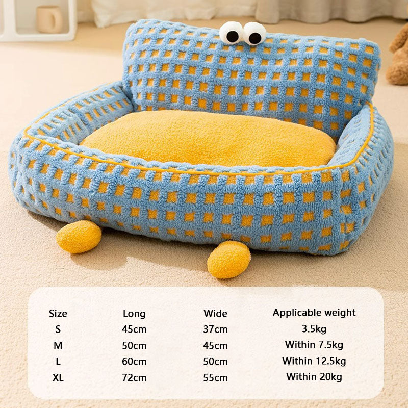 Removable Sofa Style Dog Kennel For Small Dogs Cats canrusupet