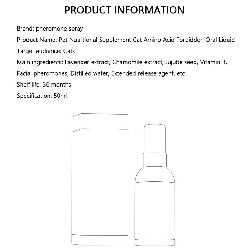 Cat Calming Pheromone Spray - Stop Heat For Female Cats canrusupet