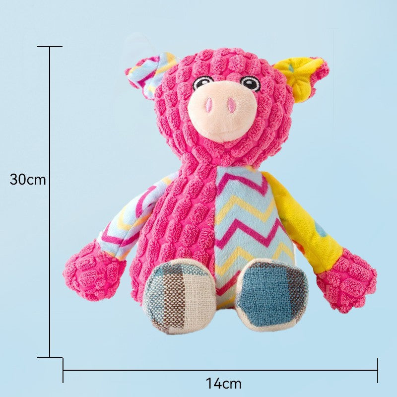 Plush Chew Dog Toys For Puppy - Teething,Training & Calming canrusupet