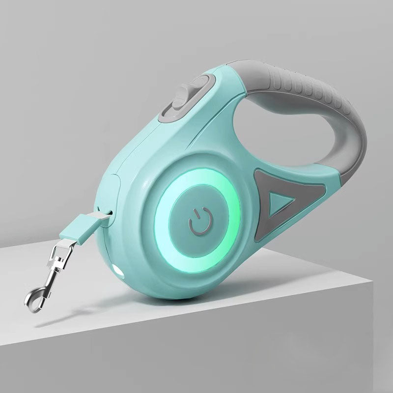 LED Retractable Dog Leash For Small/Medium Dogs canrusupet