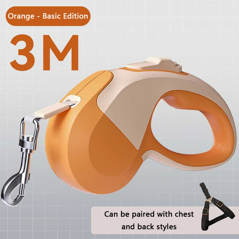 Automatic Retractable And Luminous Dog Chain canrusupet