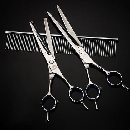 Professional Dog Grooming Scissors Hair Trimming Set canrusupet