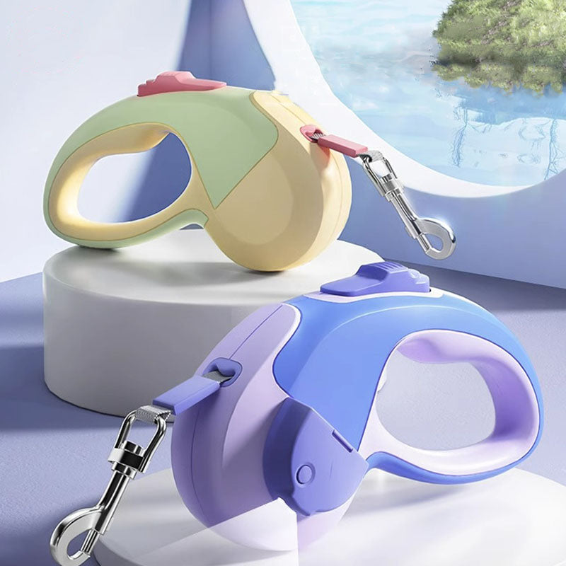 Automatic Retractable And Luminous Dog Chain canrusupet