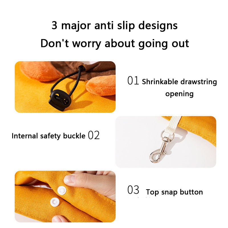 Pet Carrier Bag For Dogs - Crossbody, Peek Window,All-Season canrusupet