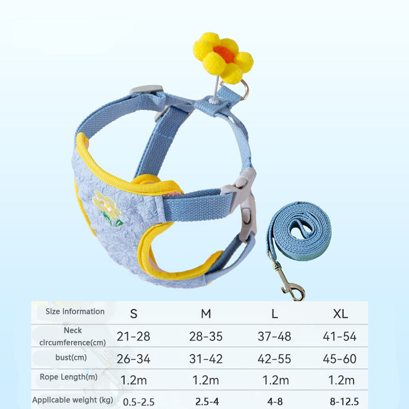 Cartoon Style Vest Style Dog Chain For Dogs Cats canrusupet