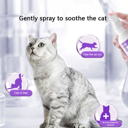 Cat Calming Pheromone Spray - Stop Heat For Female Cats canrusupet