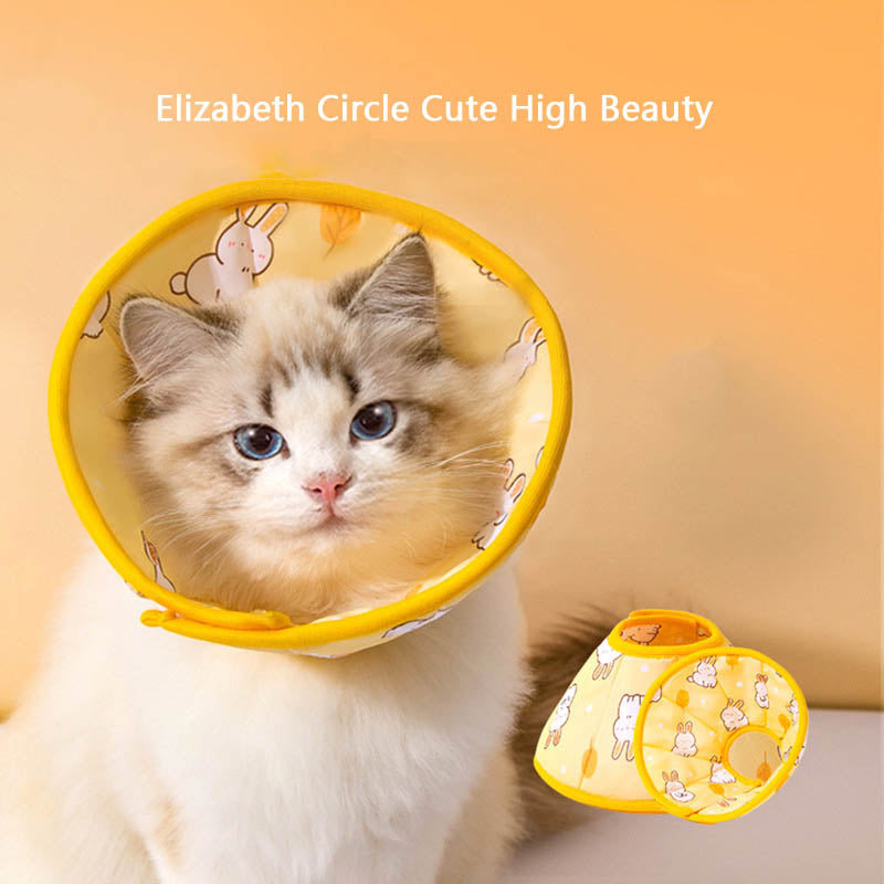 Cute Pattern Anti Licking Cones Shield Neck Brace For Pet canrusupet