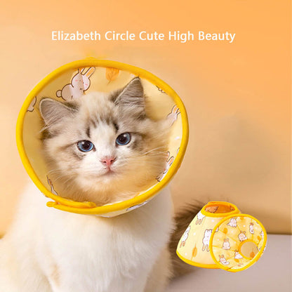 Cute Pattern Anti Licking Cones Shield Neck Brace For Pet canrusupet