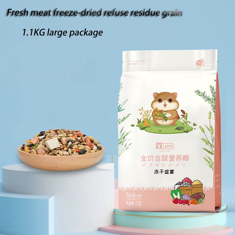 Hamster Food Freeze-dried Fruit and Vegetable Chow - canrusupet