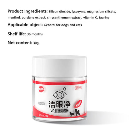 Cleaning Powder For External Use Tear Stains To Pet canrusupet