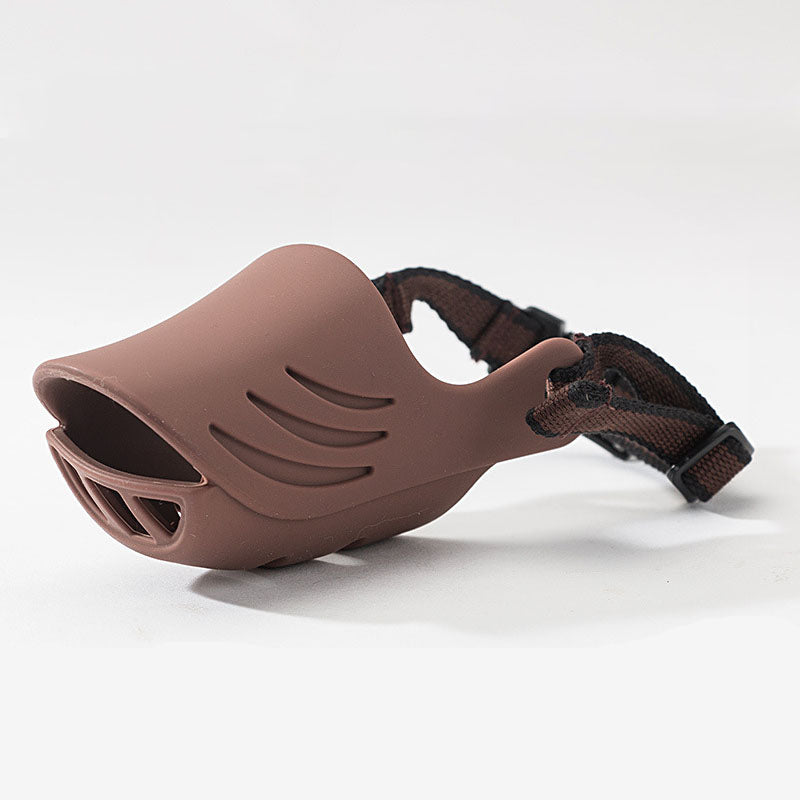 Duckbill Style Silicone Rubber Dog Muzzle For Small Dog canrusupet