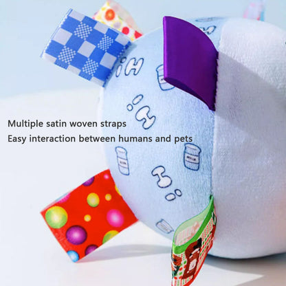 Squeaky Dog Toys - Durable Plush Chew Ball For Large Dogs canrusupet