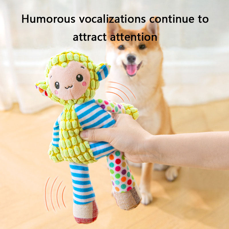 Plush Chew Dog Toys For Puppy - Teething,Training & Calming canrusupet