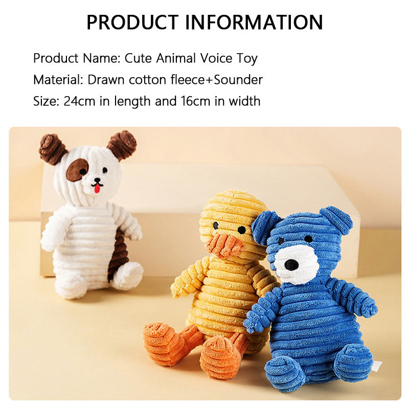 Interactive Squeaky Chew Dog Toys For Small Dogs - Plush Toy canrusupet