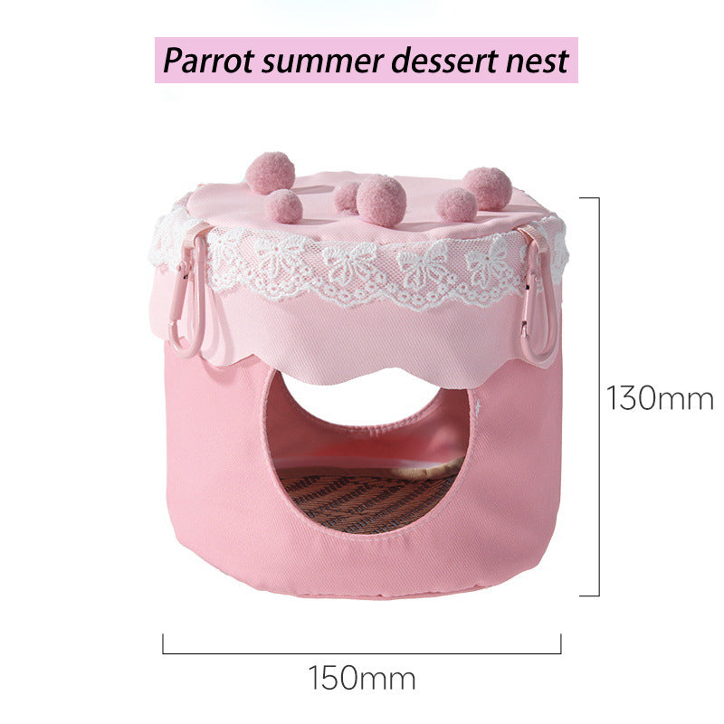 Parrot Cake Bird House Cool and Breathable - canrusupet