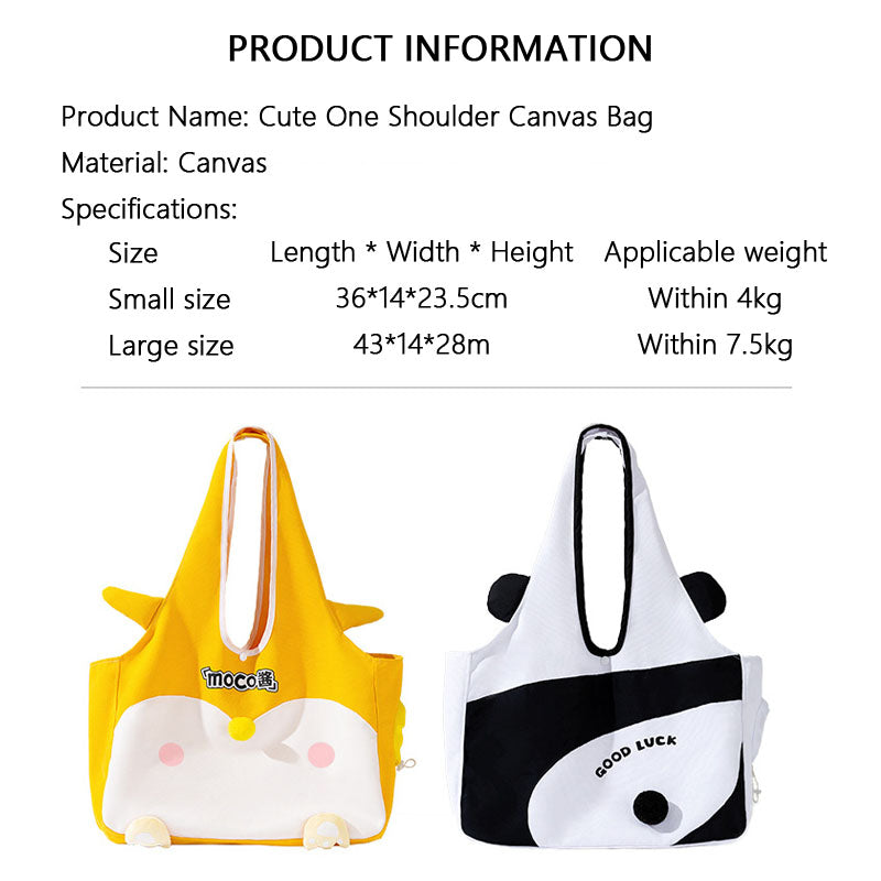 Pet Carrier Bag For Dogs - Breathable Crossbody Mesh Window canrusupet