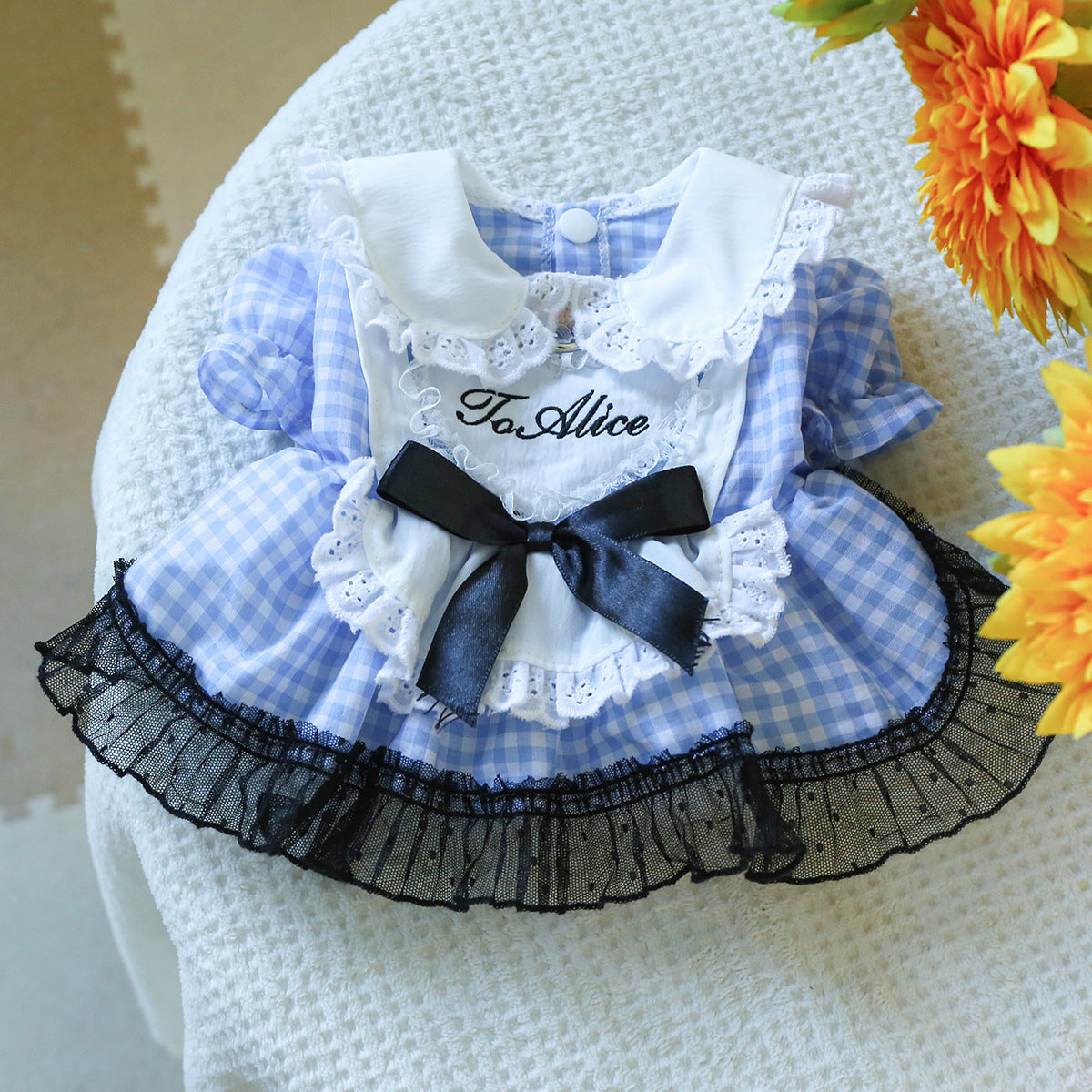 Dog Or Cat Clothes Doll Collar Skirt - canrusupet