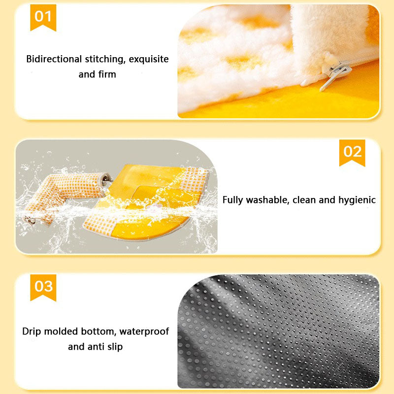 Cat Paw Pattern Sector Tunnel Style Thickening Cat Bed canrusupet