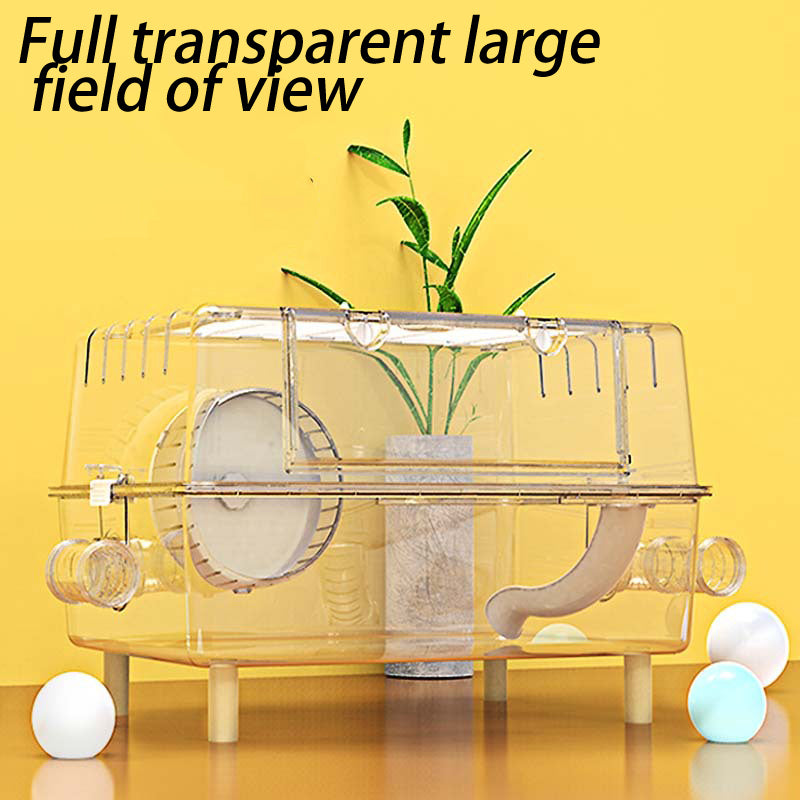 The Hamster Cage Is Completely Transparent - canrusupet