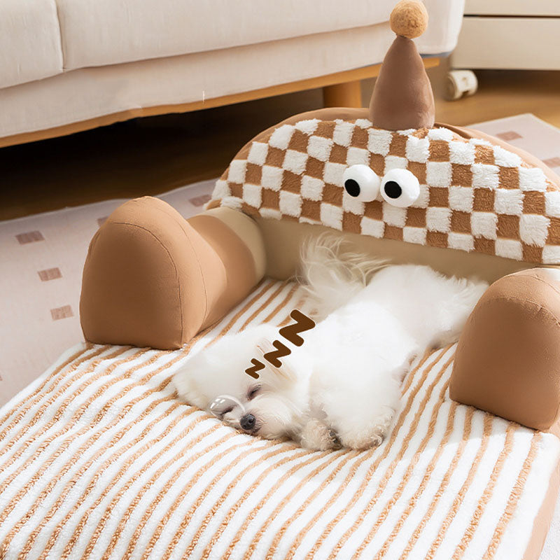 Big Eyed Monster Design Sofa Dog Kennel For Cats Dogs canrusupet