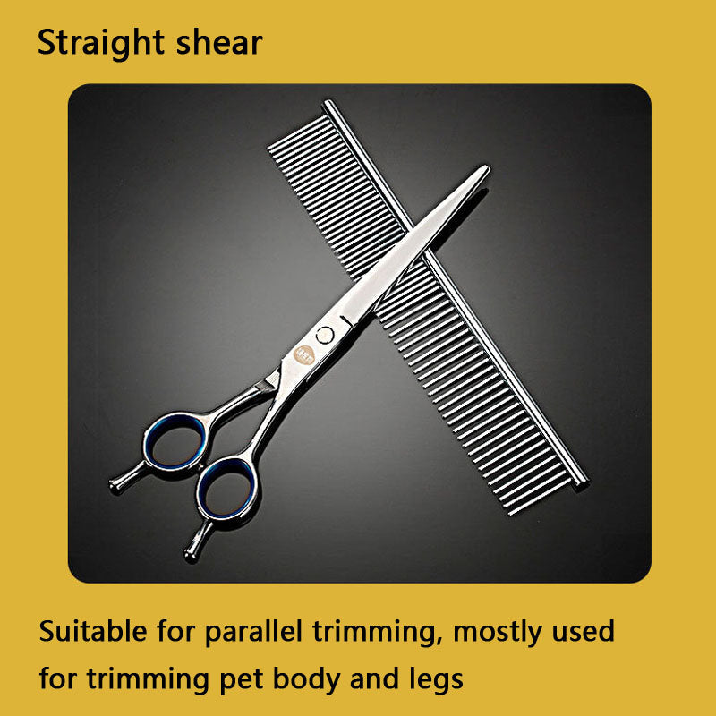 Professional Dog Grooming Scissors Hair Trimming Set canrusupet