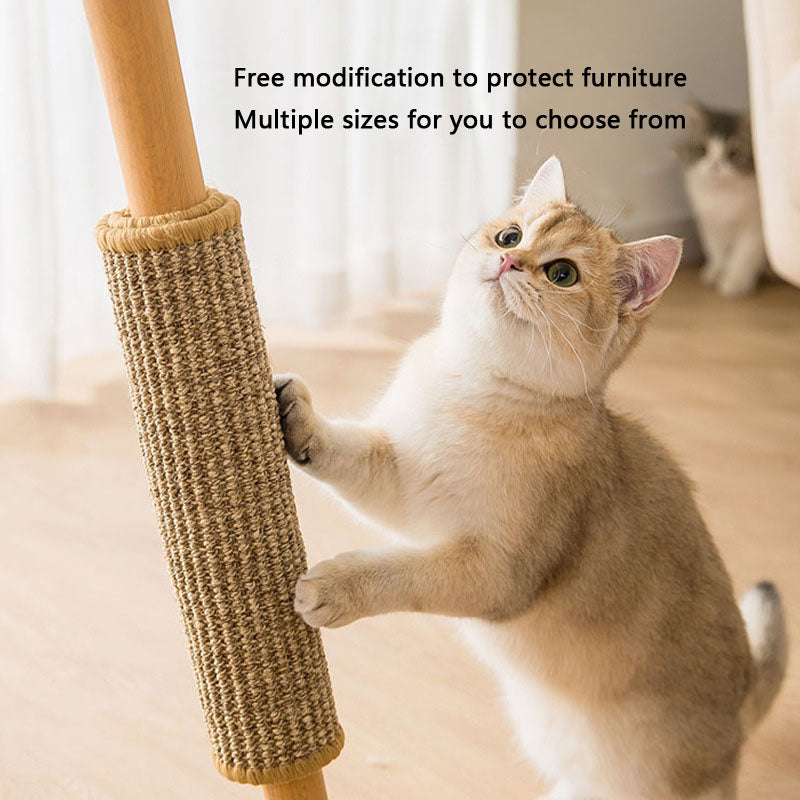 Cat Scratcher Pad - Sisal Mat For Sofa Protection & Cat Bed canrusupet