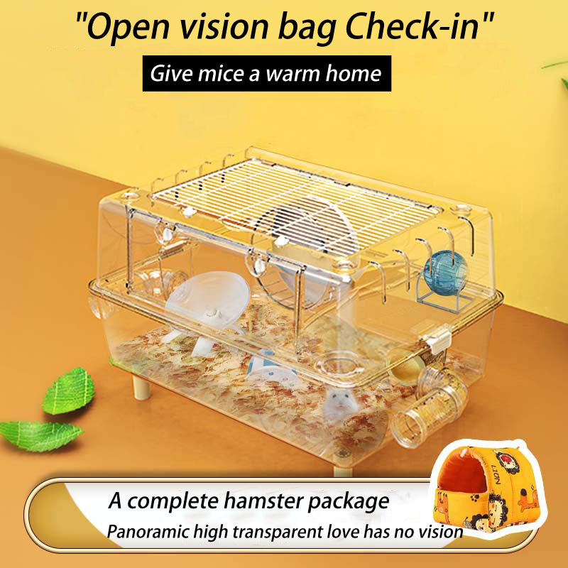 The Hamster Cage Is Completely Transparent - canrusupet