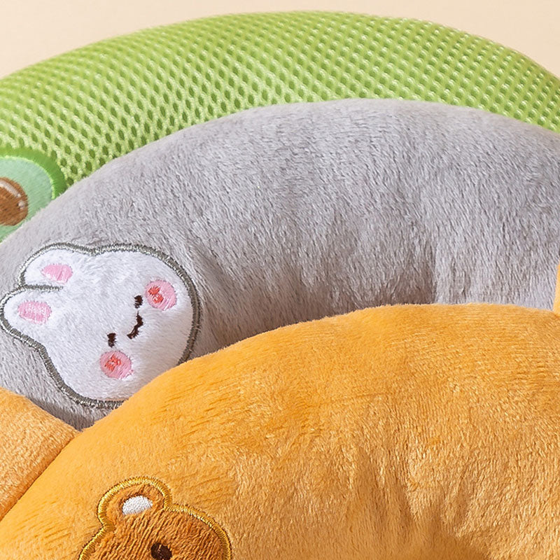 Breathable Embroidered Cartoon U-shaped Dog Pillow For Pet canrusupet