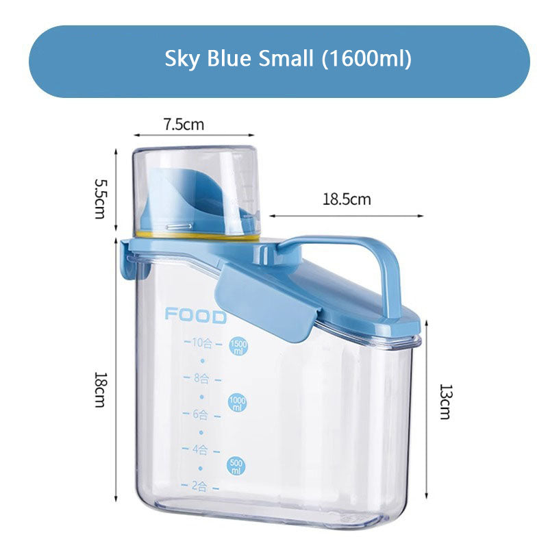 Moisture-proof Sealing Dog Food Container With Scale canrusupet