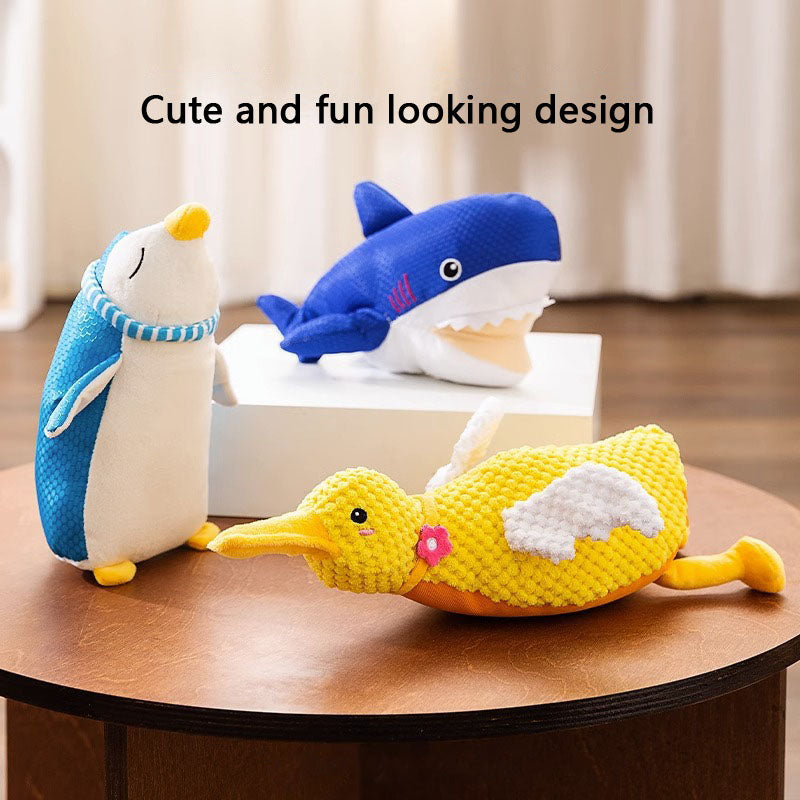 Squeaky Chew-Proof Dog Toys - Durable Plush For Training canrusupet