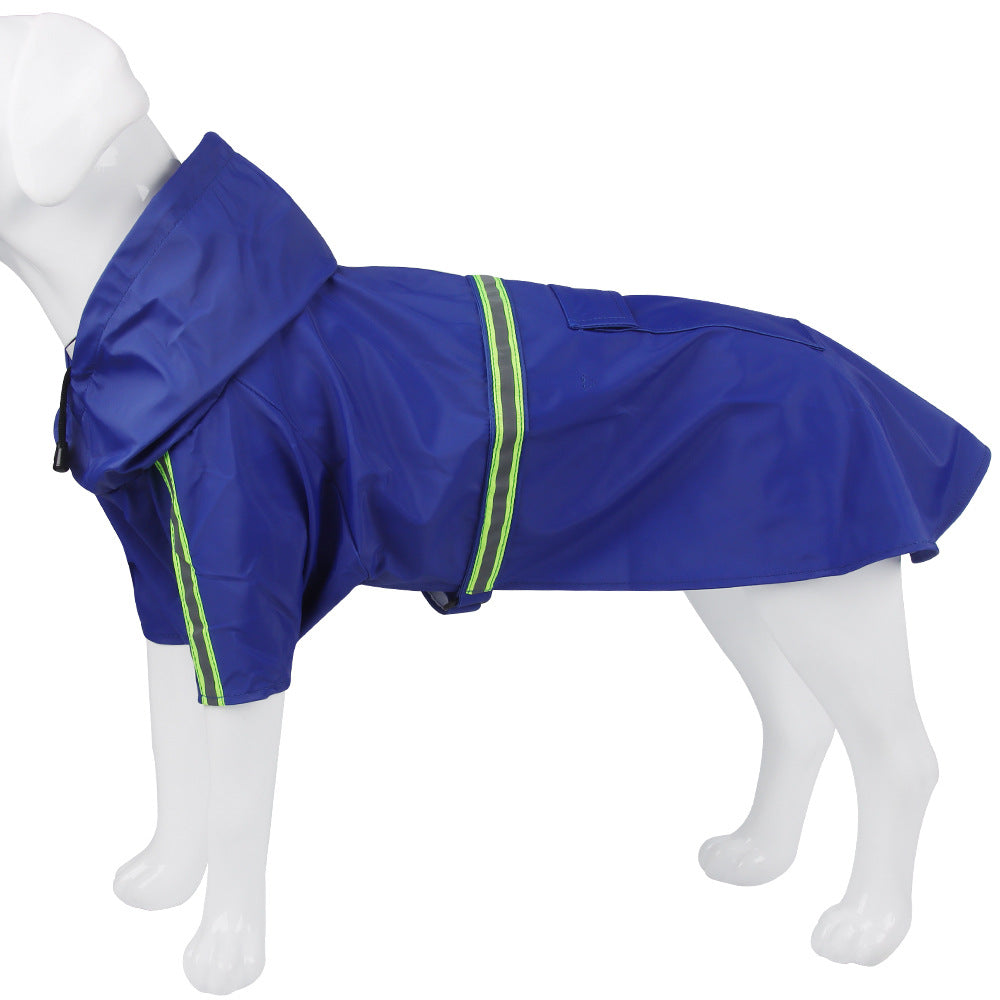 Pet Raincoat Cloak Reflection - canrusupet