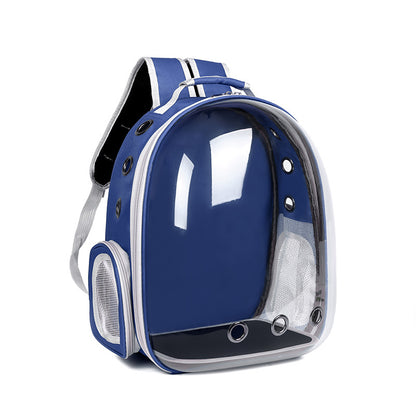 Portable Space Capsule Transparent Cat Pet Travel Bag - canrusupet