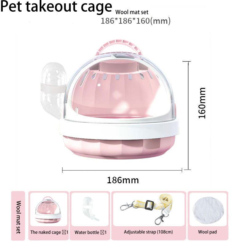 Hamster Cage Go Out On The Go - canrusupet