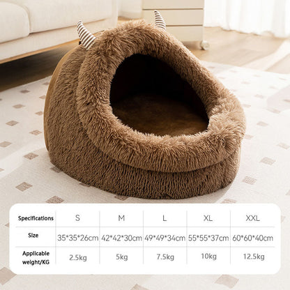 Long Haired Monster Style Dog Kennel For Small Dogs Cats canrusupet