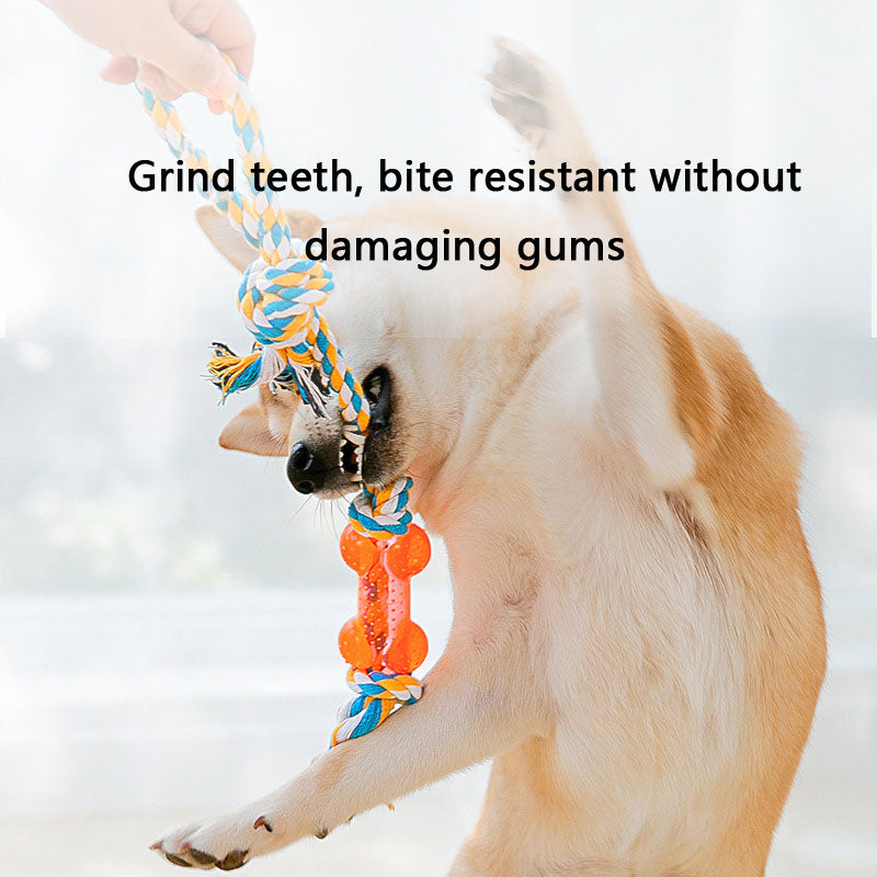 Durable Rope Dog Chew Toys For Small/Medium Dogs Training canrusupet