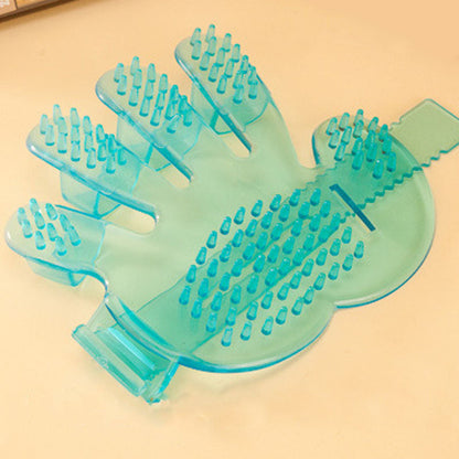 Glove Style Dog Brush Specially Designed For Pet Bathing canrusupet