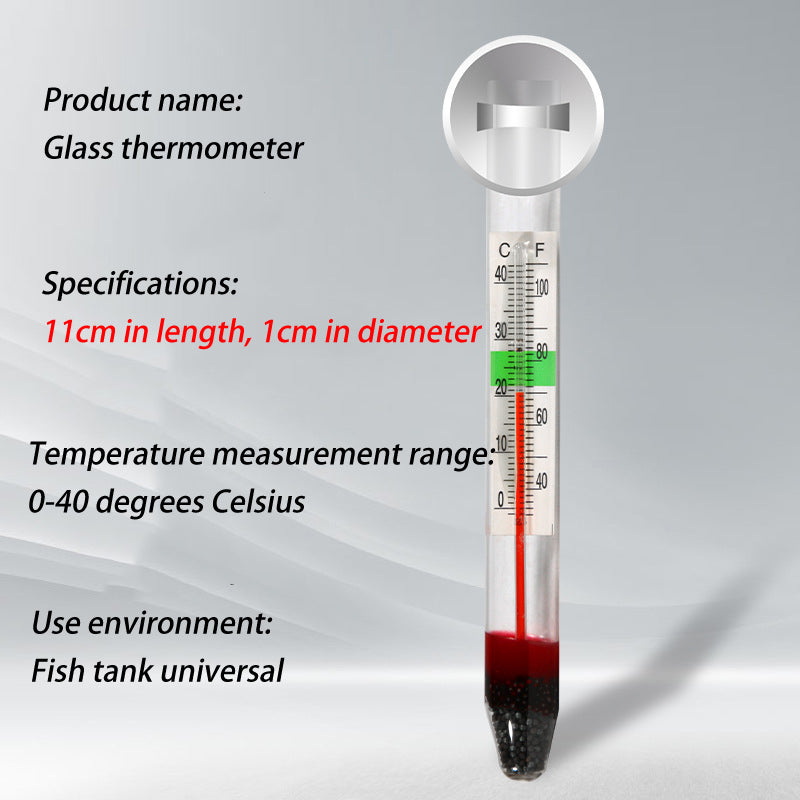 Fish Water Thermometer Aquarium Thermometer - canrusupet