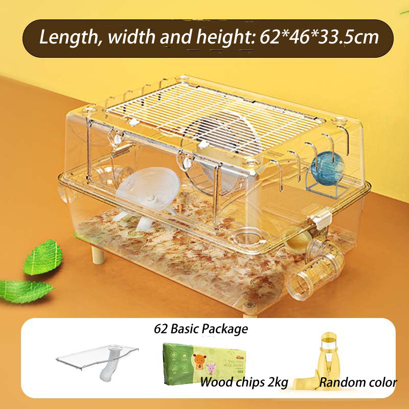 The Hamster Cage Is Completely Transparent - canrusupet