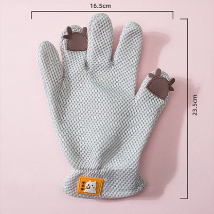 One Glove With Silicone Comb To Comb Floating Hair For Pet canrusupet