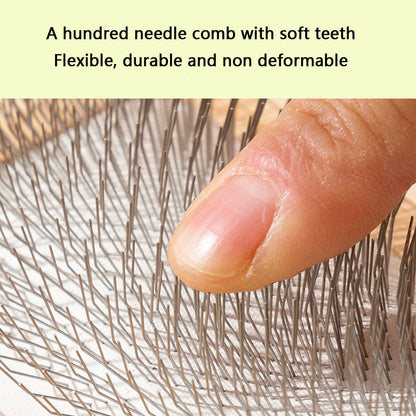 Air Cushion Comb Dog Brush With Woodiness For Cats Dogs canrusupet