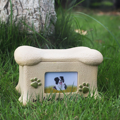 Custom Pet Portraits Resin Pet Urn