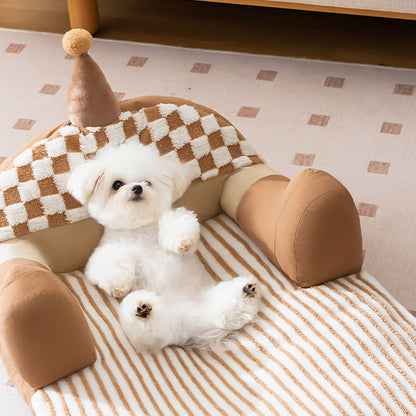 Big Eyed Monster Design Sofa Dog Kennel For Cats Dogs canrusupet