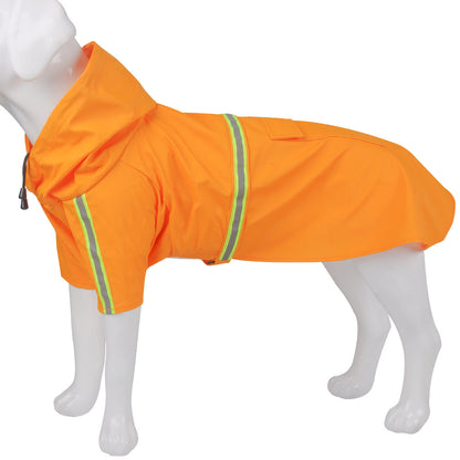 Pet Raincoat Cloak Reflection - canrusupet