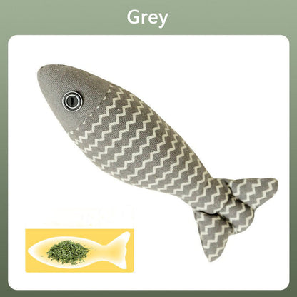 Catnip Fish Cat Toys For Kittens - Chew, Teaser & Self-Play canrusupet