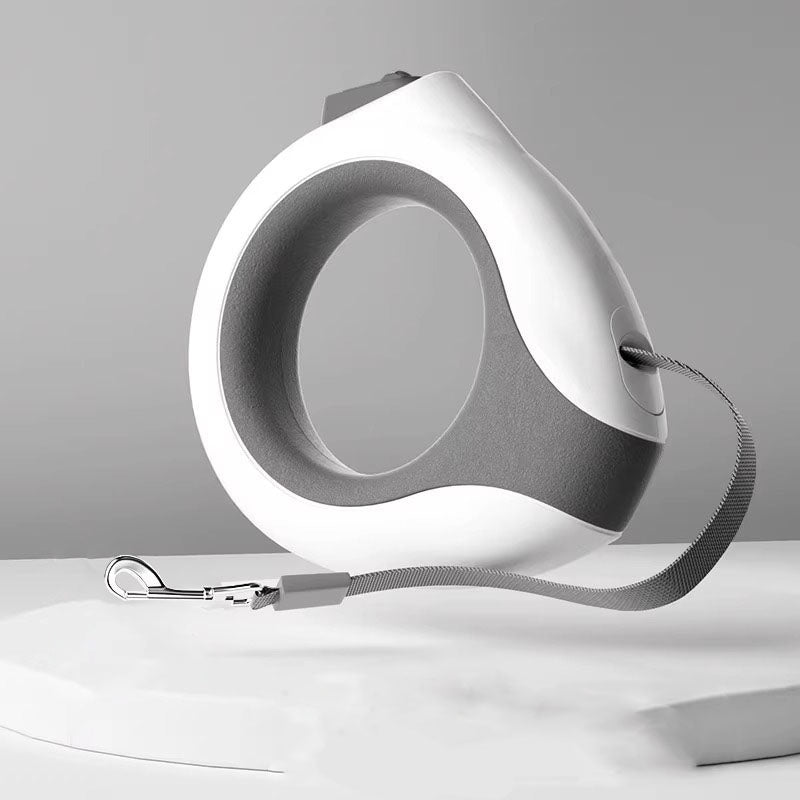 LED Retractable Dog Leash - Glowing Pet Lead For Night Walks canrusupet