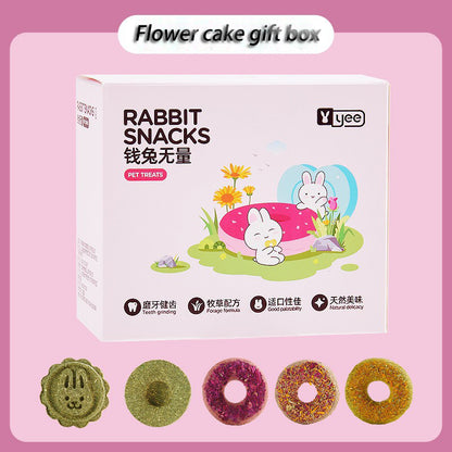 Rabbit Flower Cake Molar Snack Gift Box Set