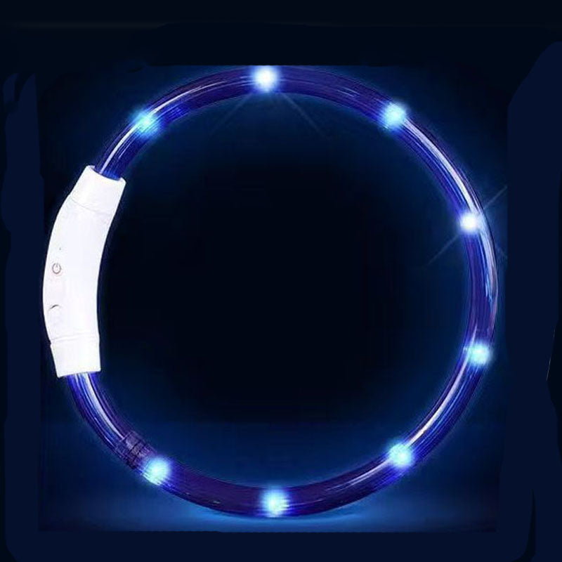 Glow Dog Choker Necklace – Rechargeable Adjustable Anti-Chew canrusupet