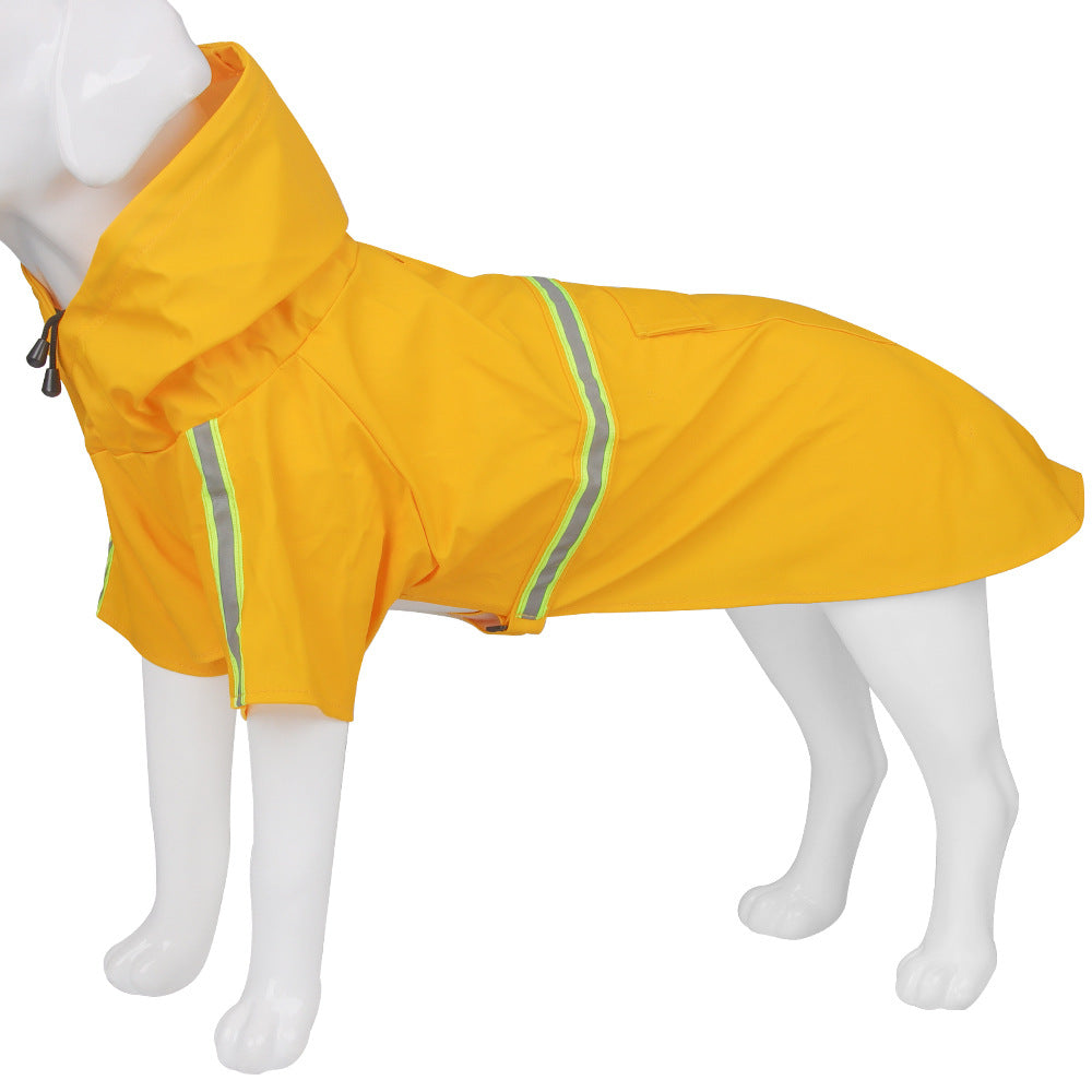 Pet Raincoat Cloak Reflection - canrusupet