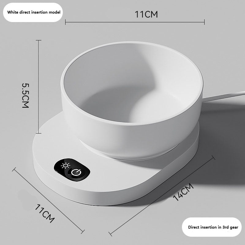 Heated Ceramic Dog Bowl - Adjustable Temp Control Pet Bowl canrusupet